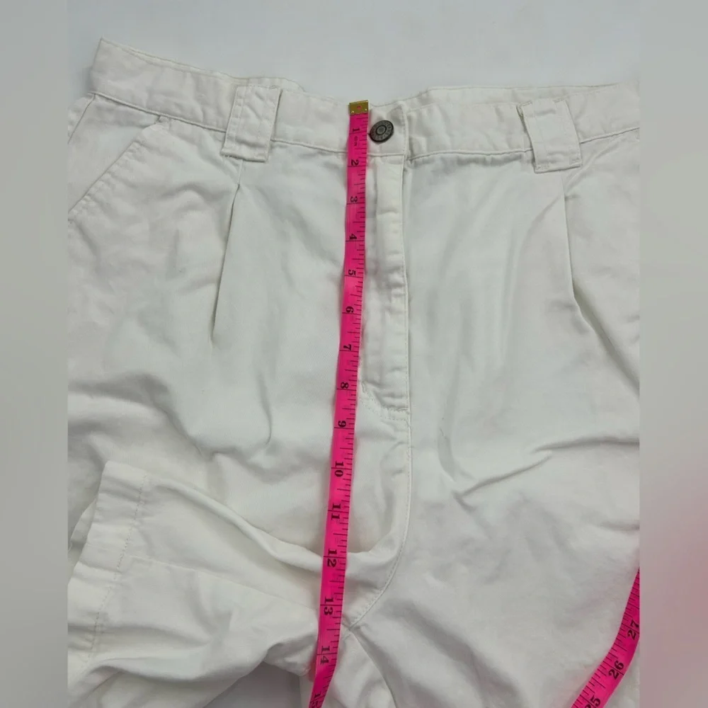 Vintage 90s Bill Blass Stretch High Rise Mom Jean Shorts Size 16 Button/Zipper - Picture 4 of 7